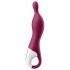 Satisfyer A-Mazing 1 - vibrator na baterije, A-točka (crveni) 