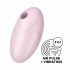 Satisfyer Vulva Lover 3 - stimulator klitorisa na baterije, zračni valovi (ružičasti) 