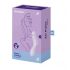 Satisfyer Curvy Trinity 2 - bežični vibrator Air Wave 2u1 (ljubičasti) 