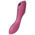 Satisfyer Curvy Trinity 3 - akumulatorski 2u1 vibrator s jastučastim valovima (crveni)