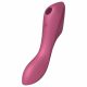 Satisfyer Curvy Trinity 3 - bežični vibrator Air Wave 2u1 (crveni) 