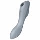 Satisfyer Curvy Trinity 3 - bežični vibrator Air Wave 2u1 (sivo) 