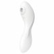 Satisfyer Curvy Trinity 5+ - pametni zračni val 2u1 vibrator (bijeli) 