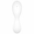 Satisfyer Curvy Trinity 5+ - pametni zračni val 2u1 vibrator (bijeli) 