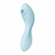 Satisfyer Curvy Trinity 5+ - pametni zračni val 2u1 vibrator (plavi) 