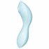 Satisfyer Curvy Trinity 5+ - pametni zračni val 2u1 vibrator (plavi) 