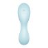 Satisfyer Curvy Trinity 5+ - pametni zračni val 2u1 vibrator (plavi) 