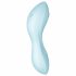 Satisfyer Curvy Trinity 5+ - pametni zračni val 2u1 vibrator (plavi) 