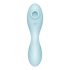 Satisfyer Curvy Trinity 5+ - pametni zračni val 2u1 vibrator (plavi) 