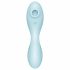 Satisfyer Curvy Trinity 5+ - pametni zračni val 2u1 vibrator (plavi) 