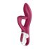 Satisfyer Embrace Me - punjivi vibrator za klitoris (crveni) 