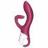 Satisfyer Embrace Me - punjivi vibrator za klitoris (crveni) 