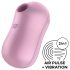 Satisfyer Cotton Candy - akumulatorski vibrator za klitoris s zračnim impulsima (ljubičasti)