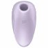 Satisfyer Pearl Diver - klitoralni vibrator na baterije, zračni valovi (ljubičasti) 