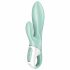 Satisfyer Air Pump Bunny 5 - pametni vibrator s pumpom na baterije (mint) 