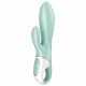 Satisfyer Air Pump Bunny 5 - pametni vibrator s pumpom na baterije (mint) 