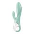 Satisfyer Air Pump Bunny 5 - pametni vibrator s pumpom na baterije (mint) 