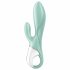 Satisfyer Air Pump Bunny 5 - pametni vibrator s pumpom na baterije (mint) 