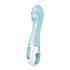 Satisfyer Air Pump Vibrator 5 - pametni vibrator s pumpom na baterije (plavi) 