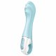 Satisfyer Air Pump Vibrator 5 - pametni vibrator s pumpom na baterije (plavi) 