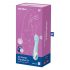 Satisfyer Air Pump Vibrator 5 - pametni vibrator s pumpom na baterije (plavi) 