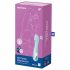 Satisfyer Air Pump Vibrator 5 - pametni vibrator s pumpom na baterije (plavi) 