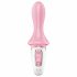 Satisfyer Air Pump Booty 5 - pametni analni vibrator s pumpicom (ružičasti) 