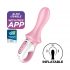 Satisfyer Air Pump Booty 5 - pametni analni vibrator s pumpicom (ružičasti) 