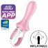 Satisfyer Air Pump Booty 5 - pametni analni vibrator s pumpicom (ružičasti) 