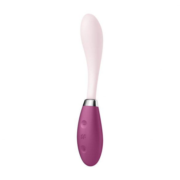 Satisfyer G-Spot Flex 3 - bežični vibrator za G-točku (ružičasto-bordo) 