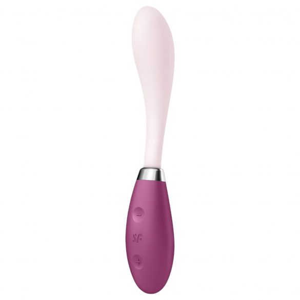 Satisfyer G-Spot Flex 3 - bežični vibrator za G-točku (ružičasto-bordo) 