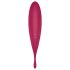 Satisfyer Twirling Pro - pametni 2u1 klitoralni vibrator (crveni)