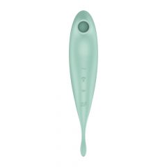   Satisfyer Twirling Pro - punjivi, pametni 2u1 vibrator za klitoris (mint)