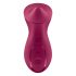 Satisfyer Exciterrr - vibrator za klitoris s rotirajućim kuglicama (crveni) 