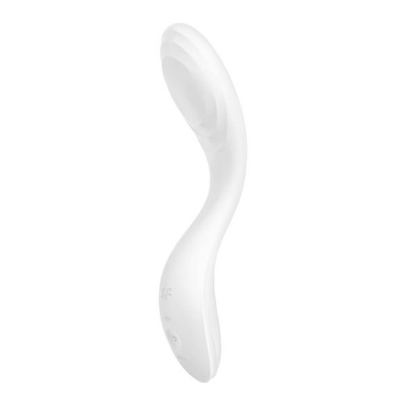 Satisfyer Rrolling - vibrator G-točke s pokretnom lopticom na baterije (bijeli) 