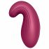 Satisfyer Dipping Delight - punjivi vibrator za klitoris (crveni) 