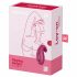 Satisfyer Dipping Delight - punjivi vibrator za klitoris (crveni) 