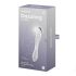 Satisfyer Dazzling Crystal 1 - 2-ended stakleni dildo (proziran) 