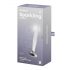 Satisfyer Sparkling Crystal - rebrasti stakleni dildo (prozirni)