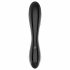 Satisfyer Dazzling Crystal 1 - 2-ended stakleni dildo (crni) 