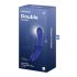 Satisfyer Double Crystal - stakleni dildo s 2 kraja (plavi) 