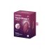 Satisfyer Tap & Climax 1 - 2u1 vibrator i stimulator klitorisa (crveni) 