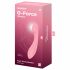 Satisfyer G-Force - vodootporni vibrator G-točke na baterije (ružičasti) 