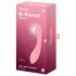 Satisfyer G-Force - akumulatorski, vodootporni G-točka vibrator (roza)