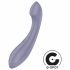 Satisfyer G-Force - vodootporni vibrator G-točke na baterije (ljubičasti) 