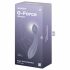 Satisfyer G-Force - vodootporni vibrator G-točke na baterije (ljubičasti) 