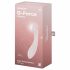 Satisfyer G-Force - vodootporni vibrator G-točke na baterije (bež) 