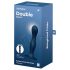 Satisfyer Double Ball-R - dildo s usisnom bazom s utezima (tamno plava)