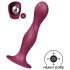 Satisfyer Double Ball-R - dildo s usisnom bazom i utezima (crveni)