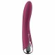 Satisfyer Spinning Vibe 1 - vibrator G-točke s rotirajućom glavom (crveni) 